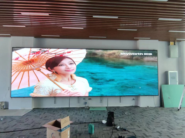 定日P1.53led小间距屏安装案例